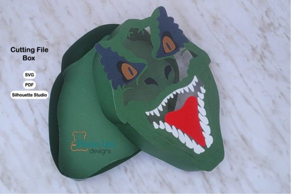 Dinosaur Shaped Box: 3D SVG Shapes Review