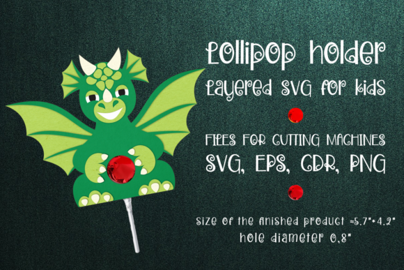 Dragon Lollipop Holder Template Review