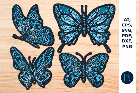 Layer Butterfly Mandala 3D SVG Shapes Review