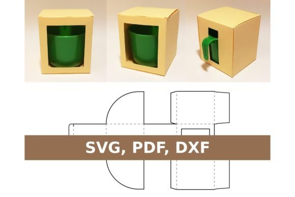 Mug Box: 3D SVG for Gift Boxes
