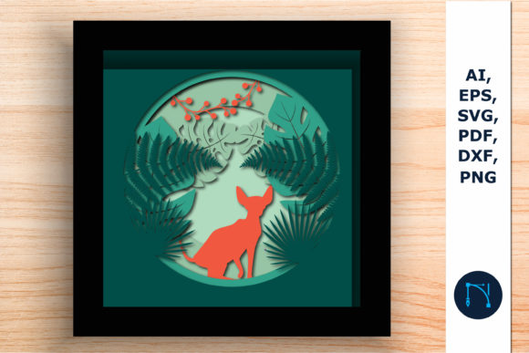 Review: 3D SVG Tropical Leaf Shadow Boxes