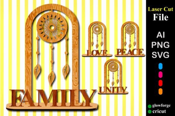 Review: Family Love Dreamcatcher 3D SVG Shapes