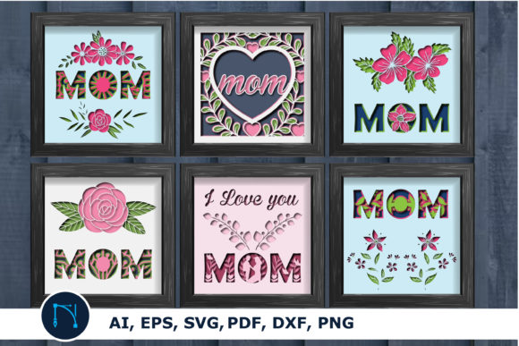 Review: Mother’s Day Shadow Box Bundle 3d SVG
