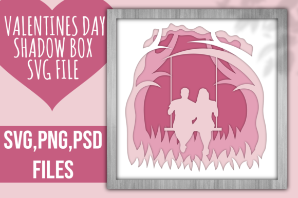 Review: Valentines Day Lovers Shadowbox 3d SVG