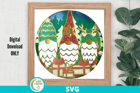 Reviewing the Christmas Gnomes 3D SVG for Stitchers