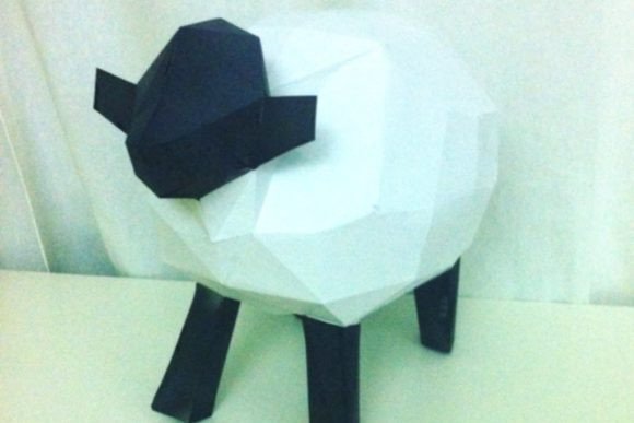 Sheep Paper Sculpture: 3D SVG Animals Review